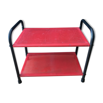 Perforated sheet metal shelf