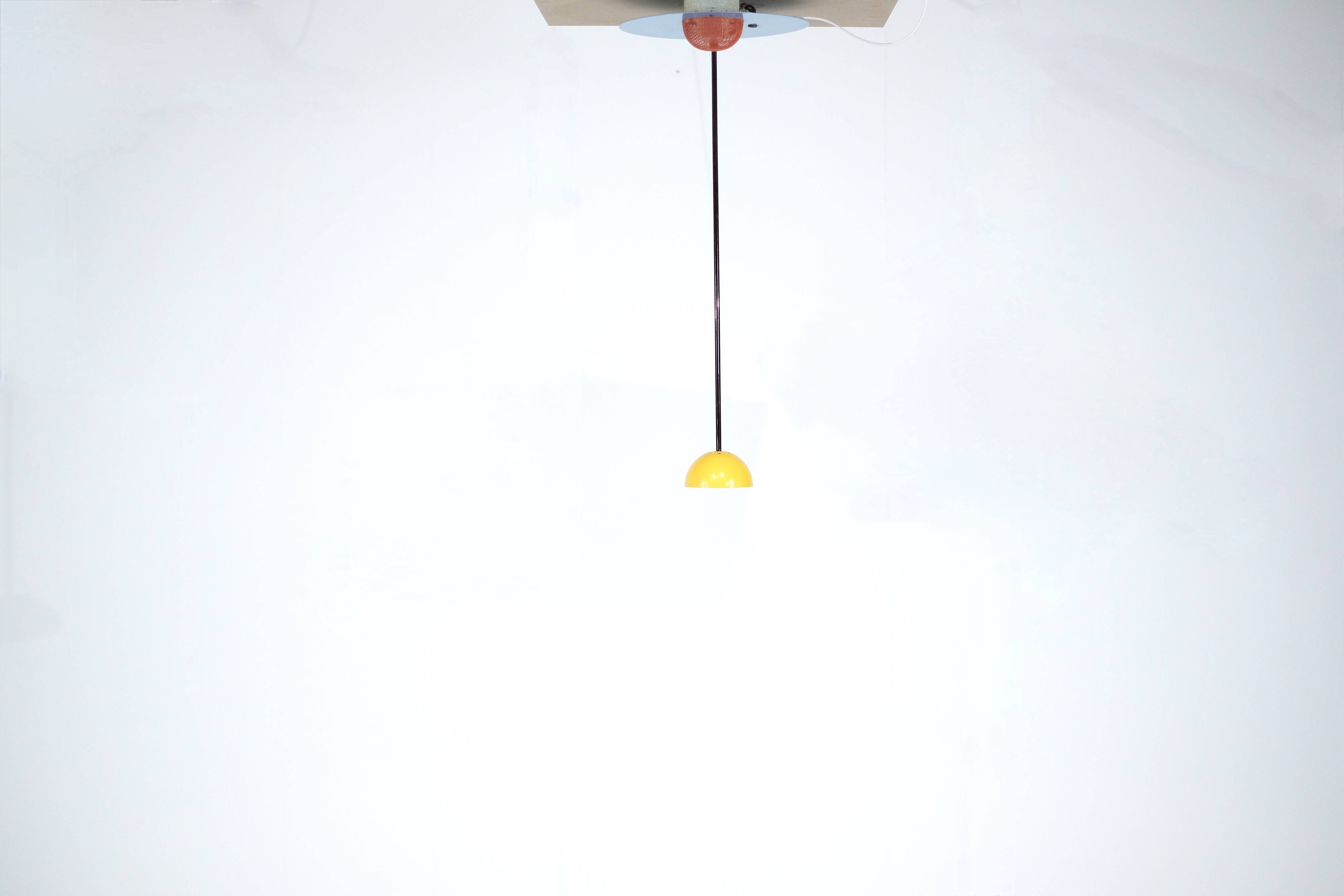 Alesia pendant lamp by Carlo Forcoloni for Artemide - 1980s