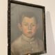Painting XIXth, portrait of a young boy
