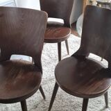 Set of 4 Scandinavian chairs from the 1960s.