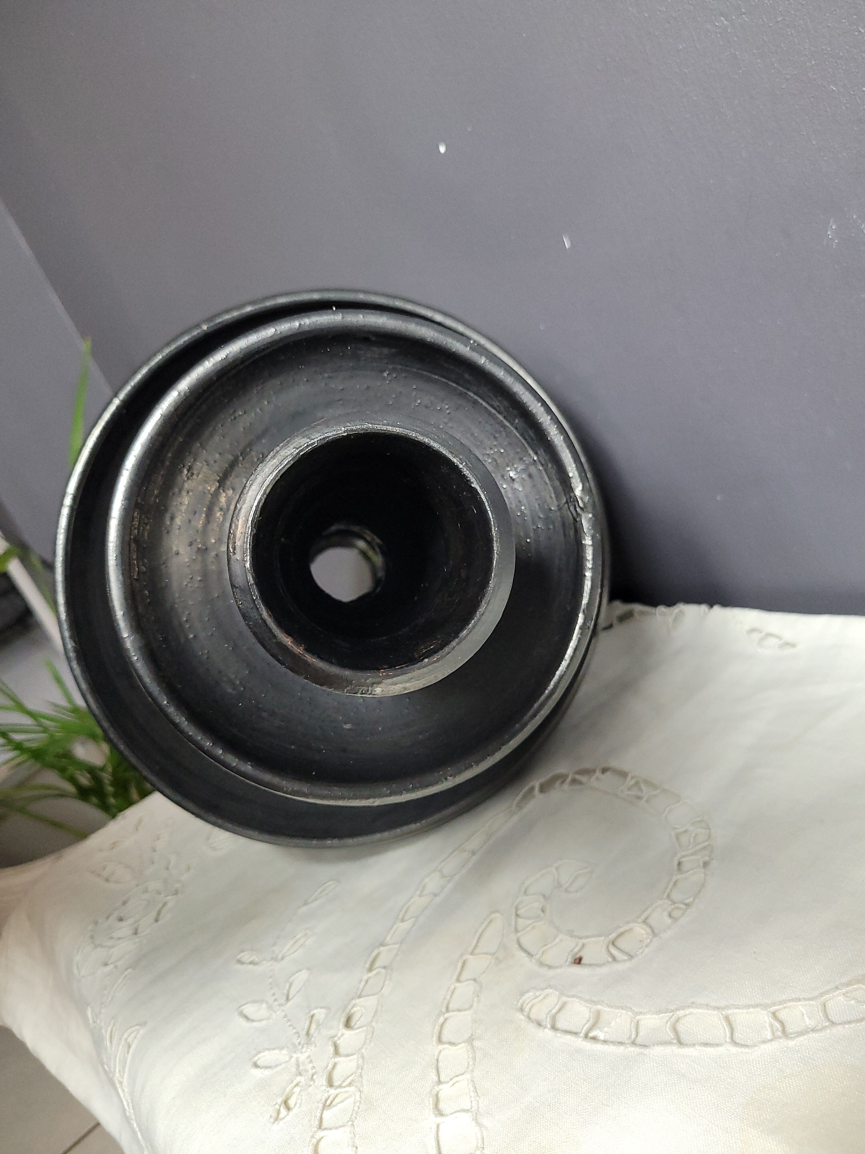 Jean Marais terracotta candlestick cup