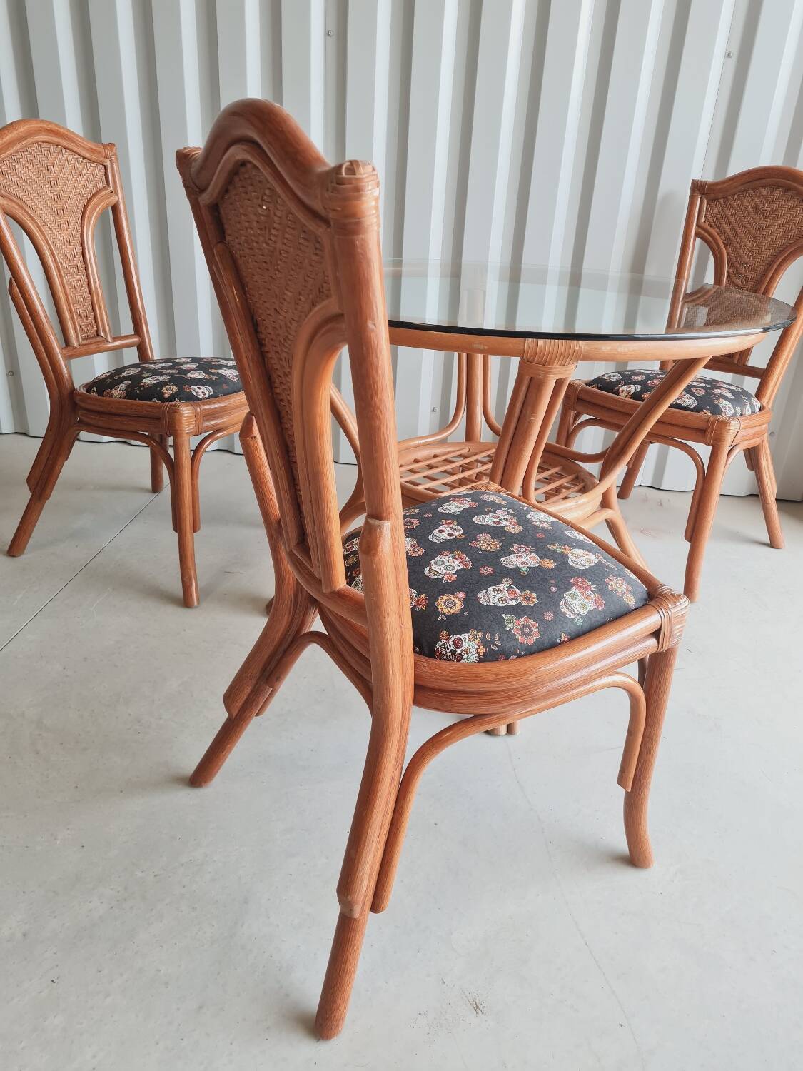 Rattan garden furniture