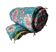 Reversible turquoise quilt, one side all cotton pattern