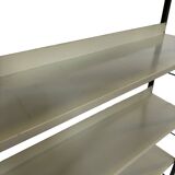 Free stanting Tomado shelving unit in metal and gray - 1960s Dutch Design