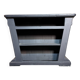 Antique wooden counter, black patina