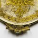 Decorative vintage baroque gold plateau