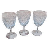 Small crystal wine glasses