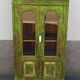 Armoire vitrée en bois