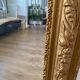 Old mirror with pediment  72x112cm