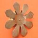 Brass flower candle holder