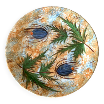 Large round dish Vallauris