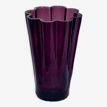 Vase forme fleurs années 60