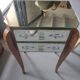 Art Deco mirrored bedside table