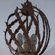 Magnificent pineapple chandelier from the 1960s.