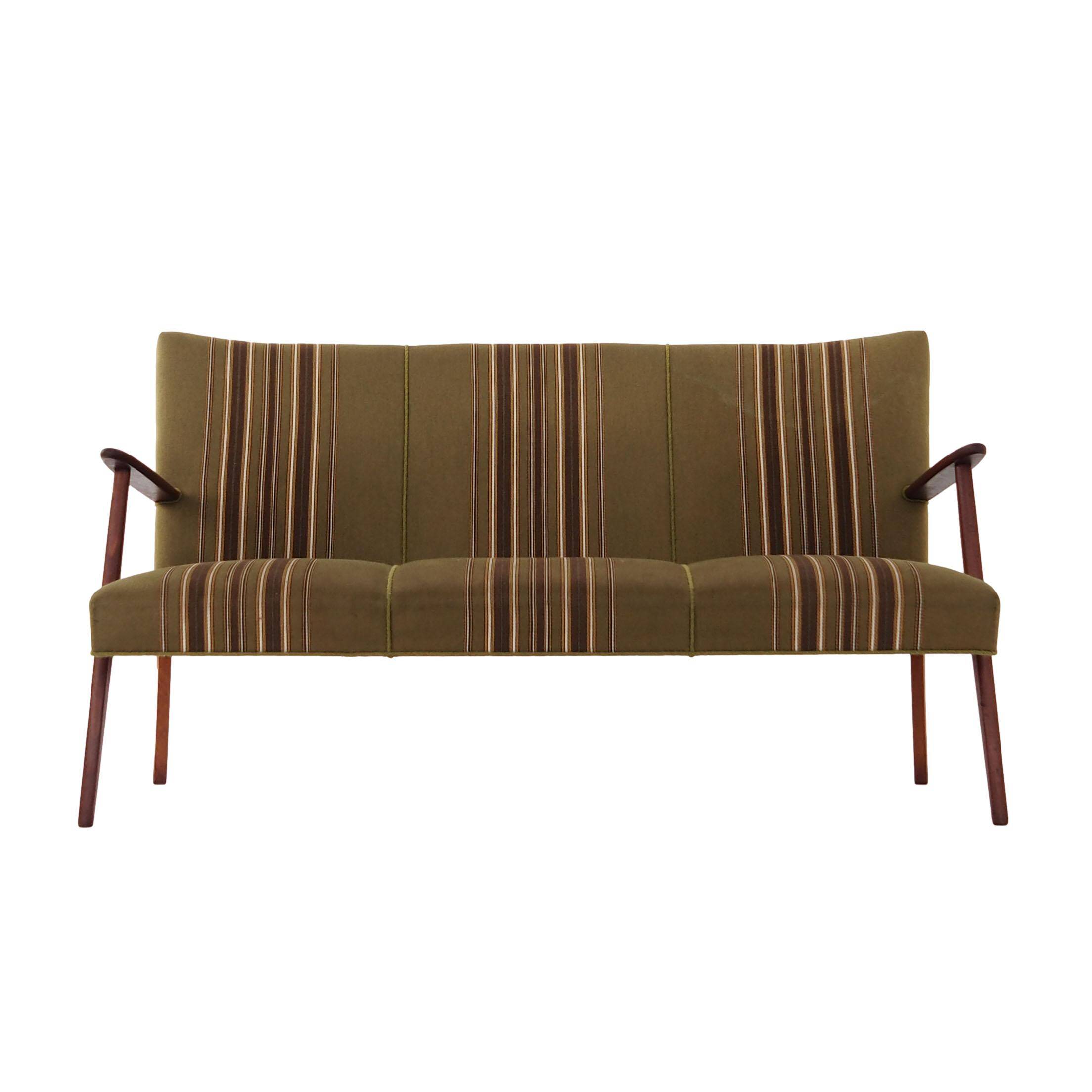Teak sofa, Danish design, 1960s, production: Denmark
