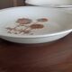 Lot de 2 assiettes creuses Sarreguemines "Chardons"