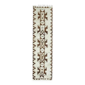 Tapis de couloir vintage turc en laine et coton noué à la main, années 1970