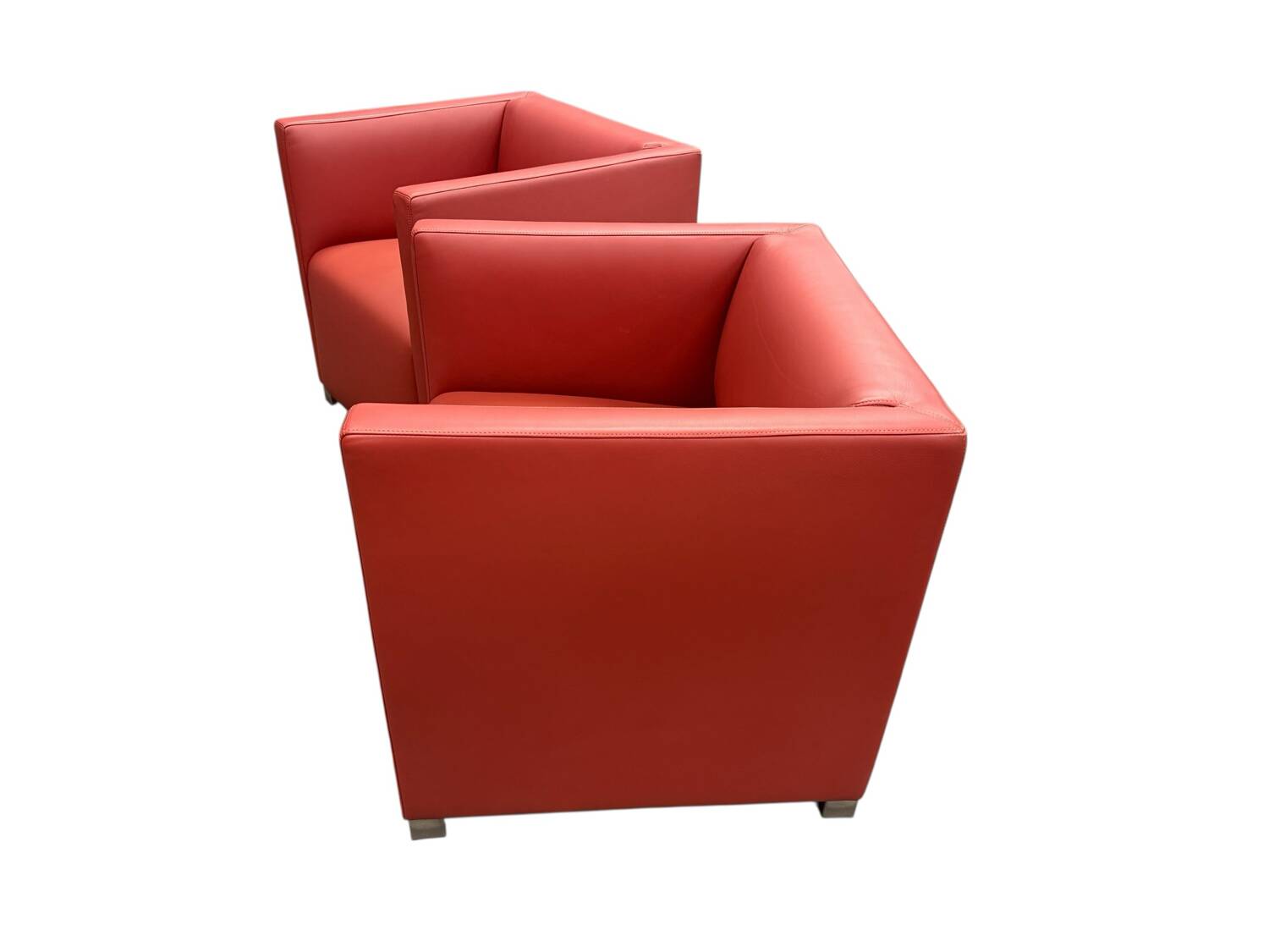 Chaises cubiques de Paolo Piva pour Wittmann, années 1980, lot de 2