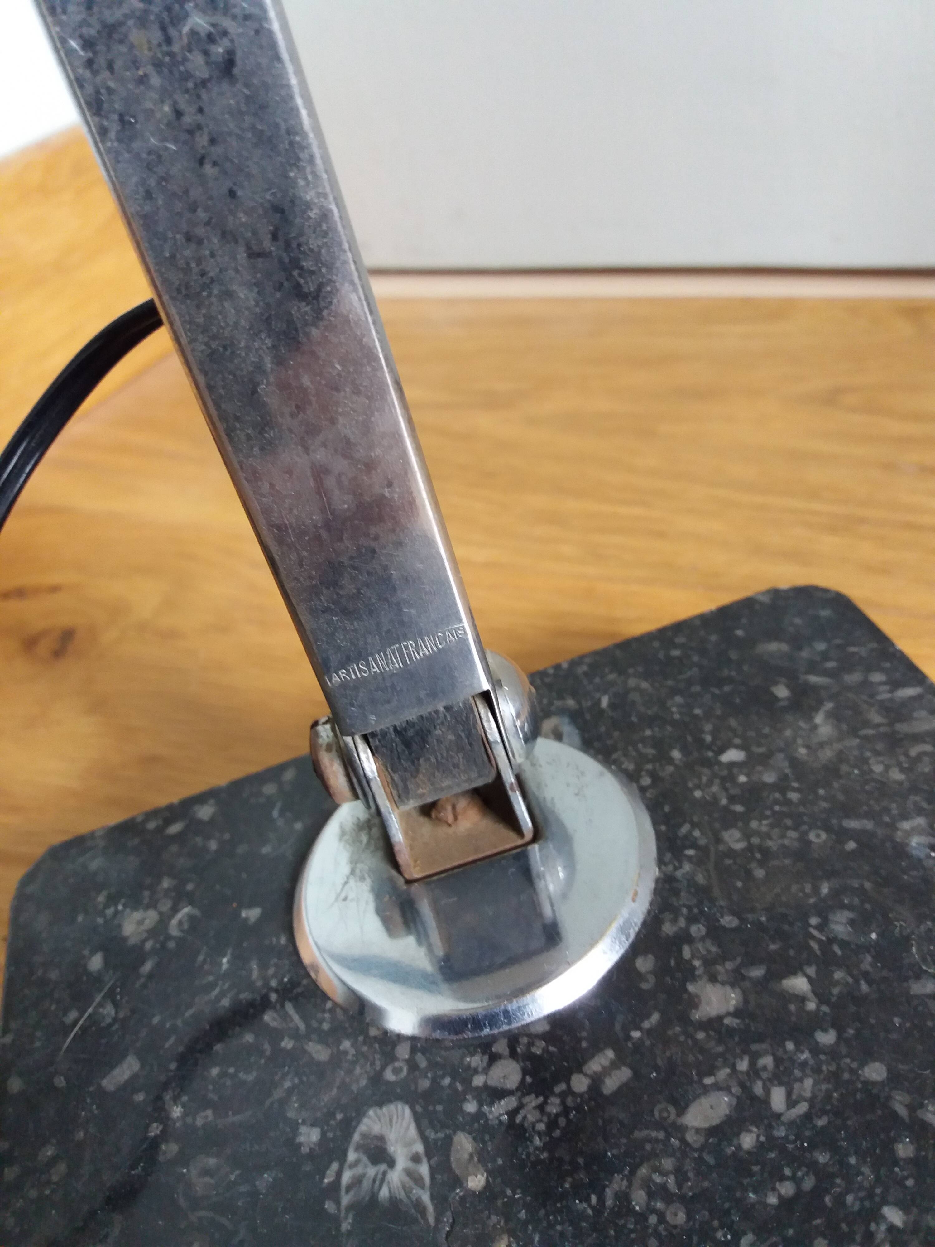 Art Deco “French craftsmanship” articulated lamp