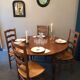 Round table with antique flaps
