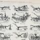 Gravure ancienne 1898, Agriculture (préparation), ferme, outils • Lithographie originale et vintage