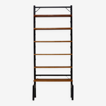 Free Standing Teak Royal System Shelving Unit by Poul Cadovius for Cado 1960s