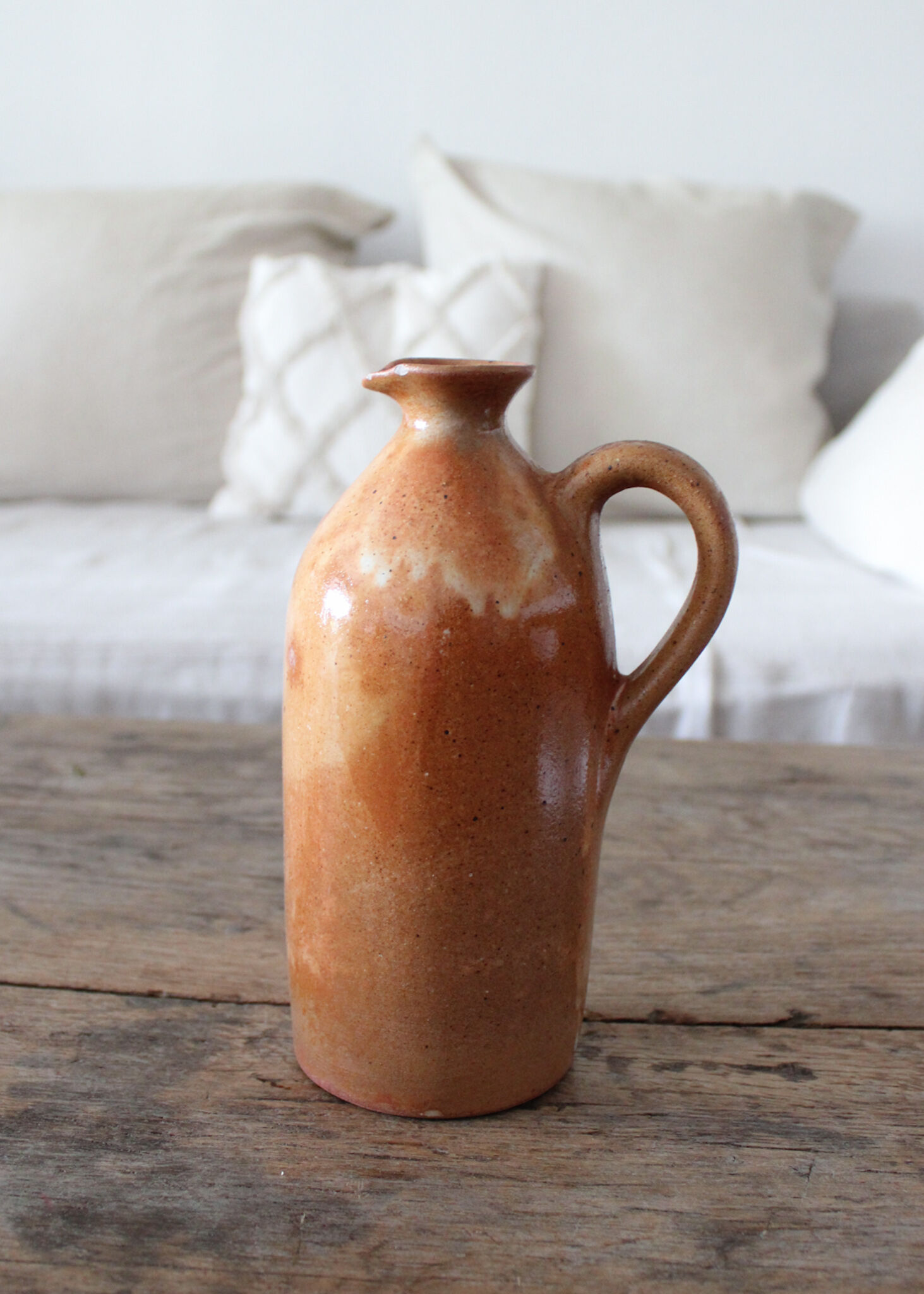 Stoneware pitcher