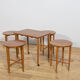 Mid-century Danish nesting tables by Poul Hundevad for Novy Domov, Czechoslovakia, 1960s, set of 5