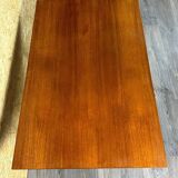 60s 70s Teak & Metal Dining Table Dining Table Danish Modern Design Denmark