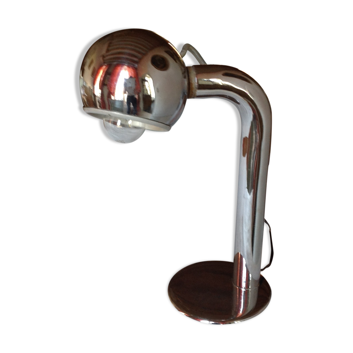 Vintage chrome lamp, Girasol model by Fase, 70s