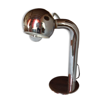 Lampe chromée vintage, modèle Girasol par Fase, années 70