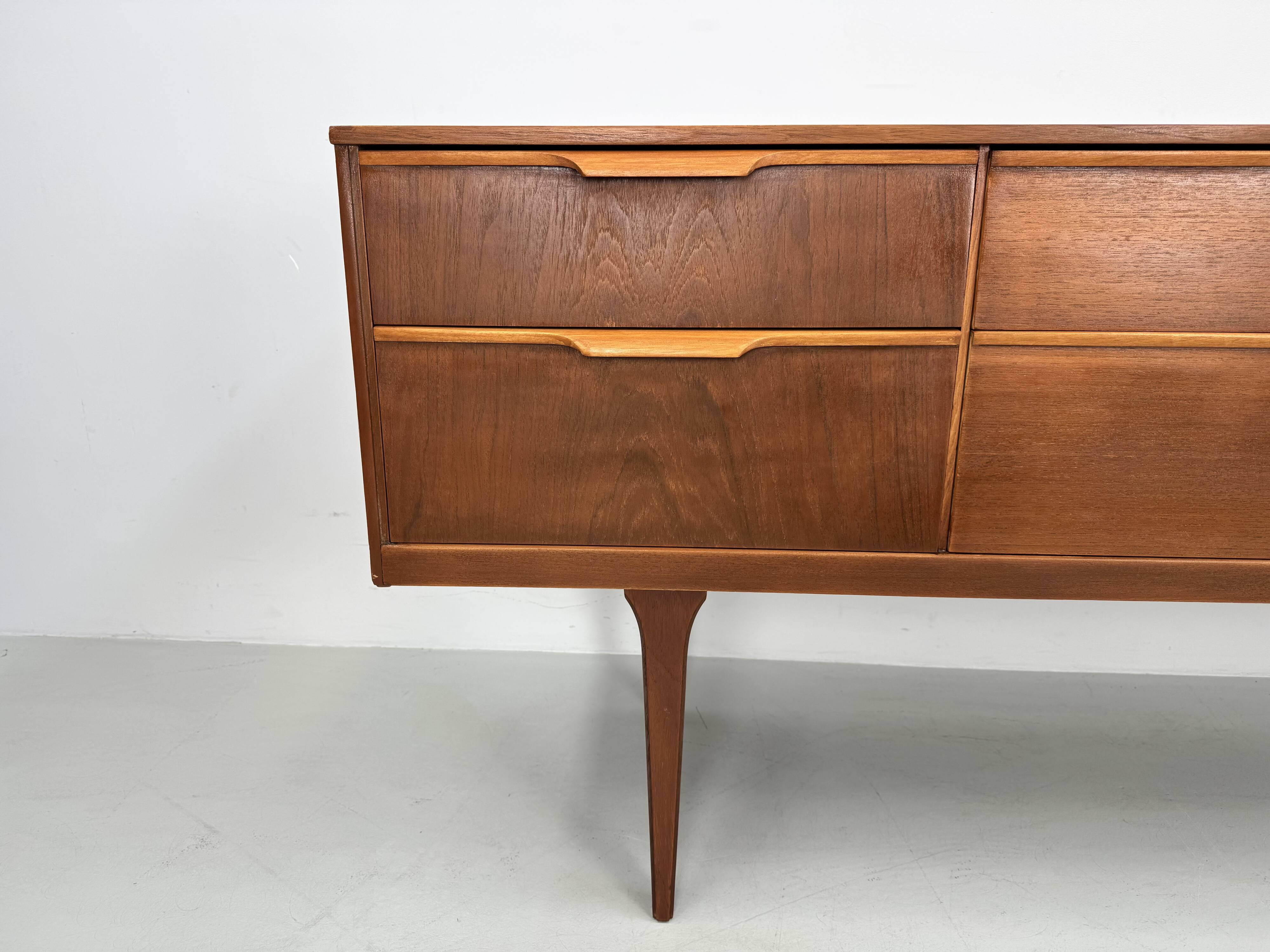 Vintage sideboard with 6 drawers by Austinsuite, designed by Frank Guille i
