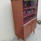 Vintage Scandinavian display cabinet bookshelf