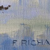 Painting oil on canvas by François Richard