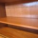 Walnut sideboard with sliding doors, 1950s, design Georg Satink