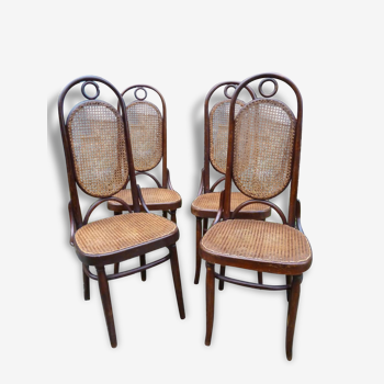 4 chairs Thonet number 17