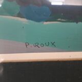 Pierre Roux country landscape painting