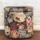 Pouf en velours 1970