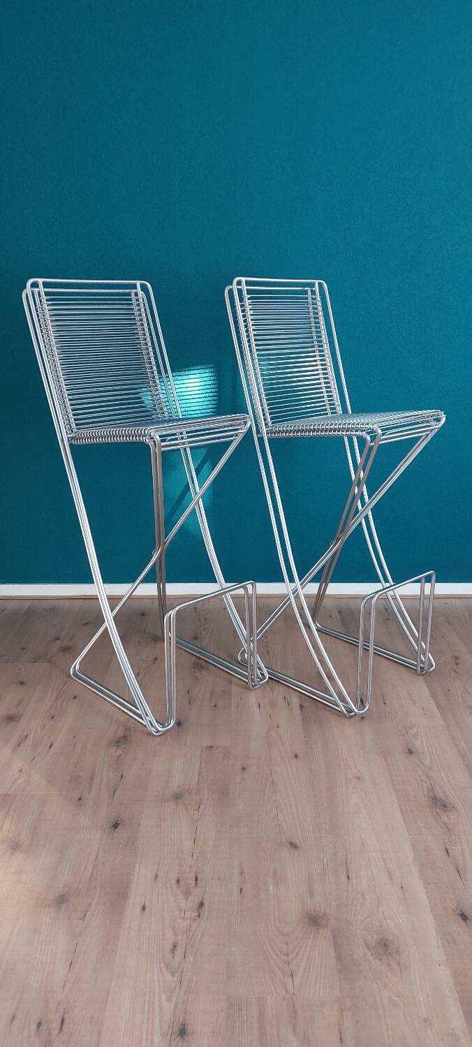 Tabourets de bar Kreuzschwinger par Till Behrens, années 1990