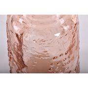 Vintage pink carafe with stopper / cap | brocante glass wine bottle / wine decanter