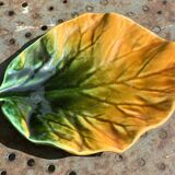 Empty pocket, slip dish in the shape of a leaf by Marc Giger