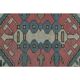 1970s Vintage Turkish Handmade Wool & Cotton Pink Area Rug 172x263
