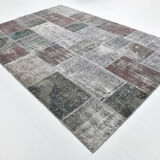 8x11 Handmade Wool Vintage Rug 354x251Cm