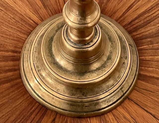 Candle holder in bronze late eighteenth century