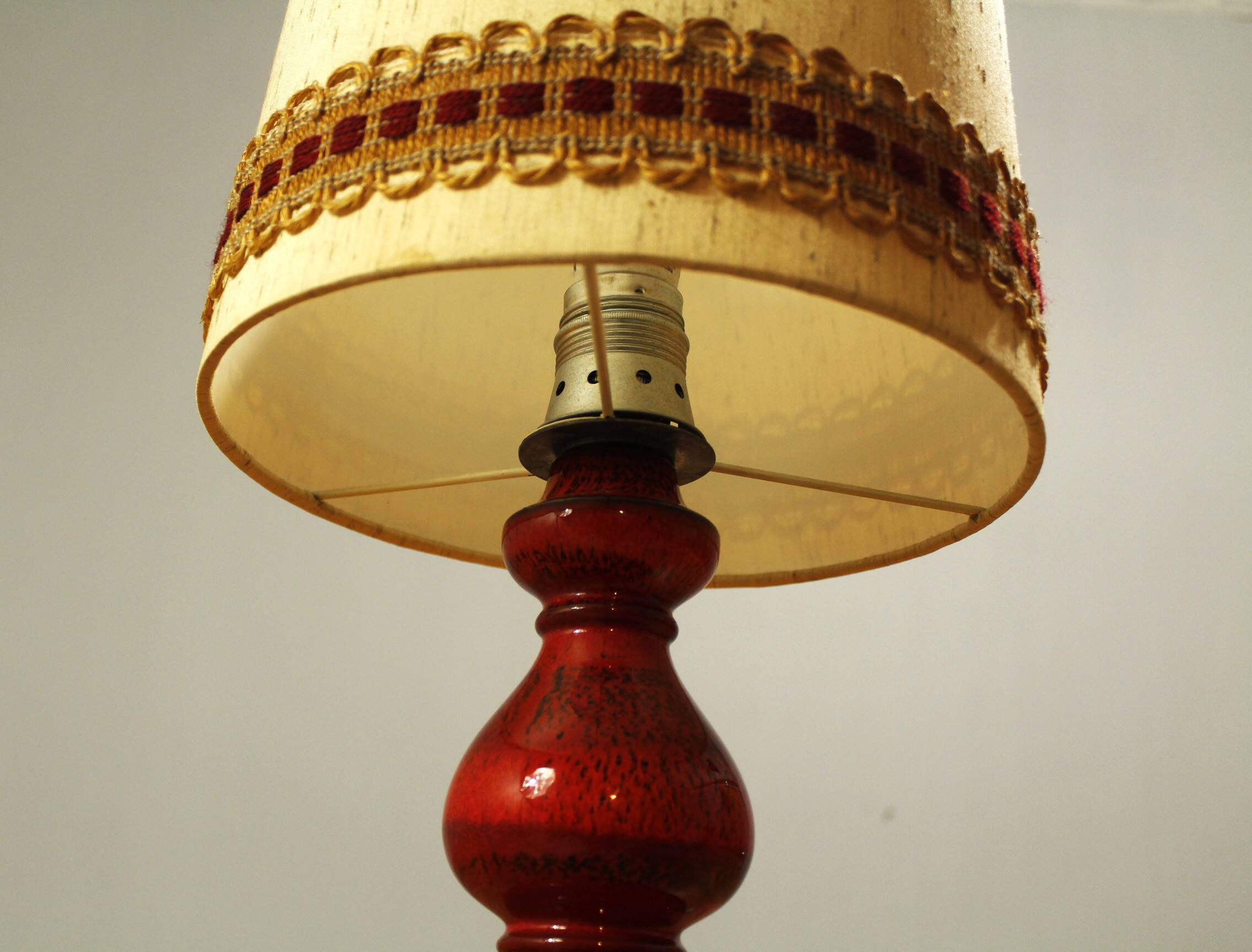 Hustadt Leuchten, Ceramic Table Lamp, 1970s