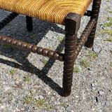 Pair of Bobbin armchairs, corner fire seat, corner