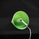 Lampe Teepee XL en verre opalin vert design Vintage 90s