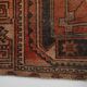 Antique Classic Red Black Persian Runner Rug, 103x287Cm