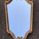 Baroque gold leaf mirror in Louis XV style 62x38cm