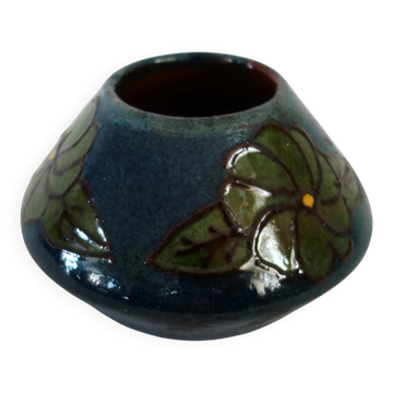 Art Nouveau ceramic vase by Schlibs, France, 1920s